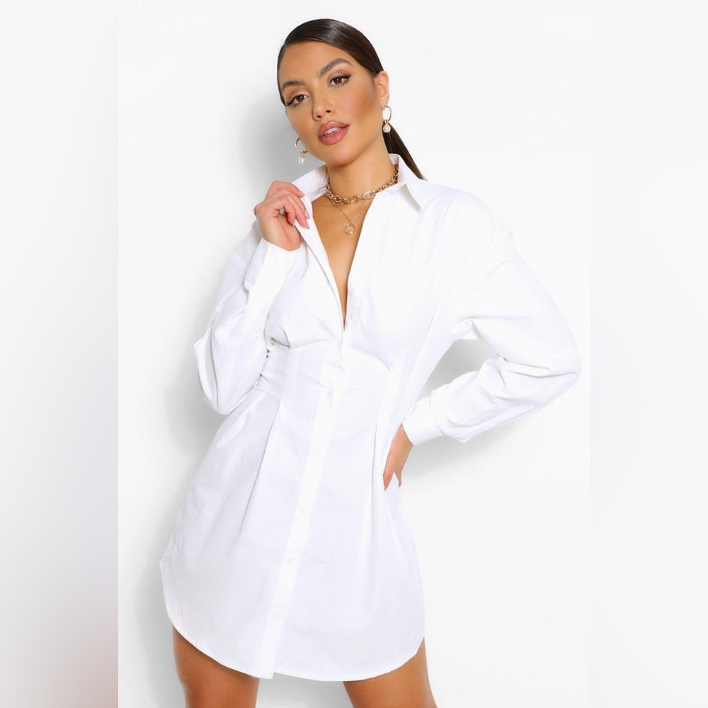 White Blouse Dress
